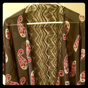 Gorgeous Black design Kimono